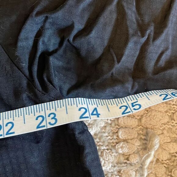 Men's Button Down Shirt Short Sleeve Top Single Pocket Size Large Black - Picture 7 of 8